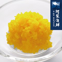 【阿家海鮮】黃金魚卵(柳葉魚卵)(500g±10%/盒(黃)
